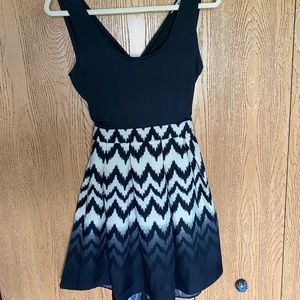 Black Cross Back Dress